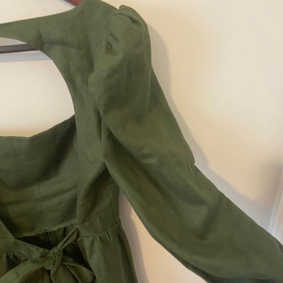 Reformation Open Back Mini Dress - Picture 4 of 6